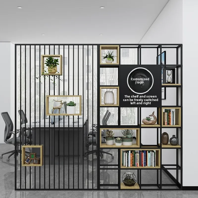Фото Компания Tieyi Grille: книжные полки из массива дерева, выставочные стенды, офисные перегородки-полки. №3