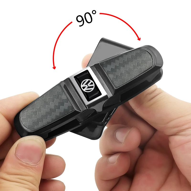 Автомобильный солнцезащитный козырек футляр для очков держатель карт Volkswagen Magotan