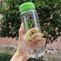 sport bottle fashion portable attractive leak proof anti slip transparent water cup for daily drink bottle drinking bottle