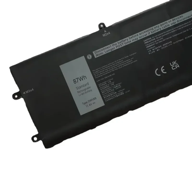 Аккумулятор DWVRR 0017GN 0NR6MH для ноутбука Dell Alienware X15 R1 X17 11 4 в 87 Вт/ч