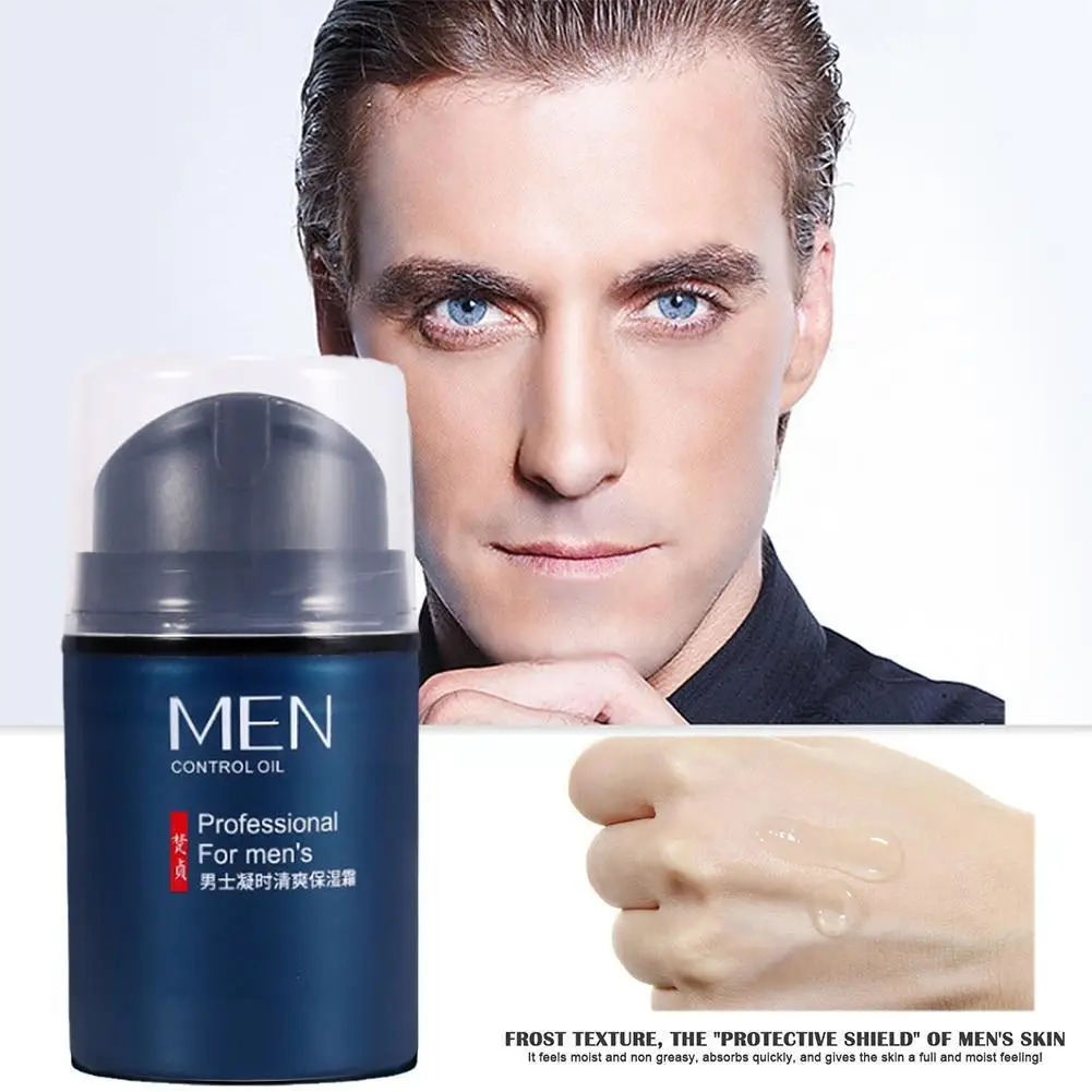 

Men's Multi-functional Face Cream Moisturizing Cream Refreshing Skin Pores Cream And Face Care Oil Controls Balances Shrink Pore