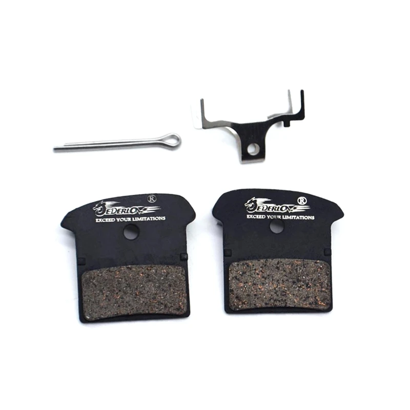 

JEDERLO Bicycle Hydraulic Disc Brake Pads,Bicycle Cooling Fin Ice Brake Pads MTB Road Bike Heat Radiation Brake Pad For BR-M9000