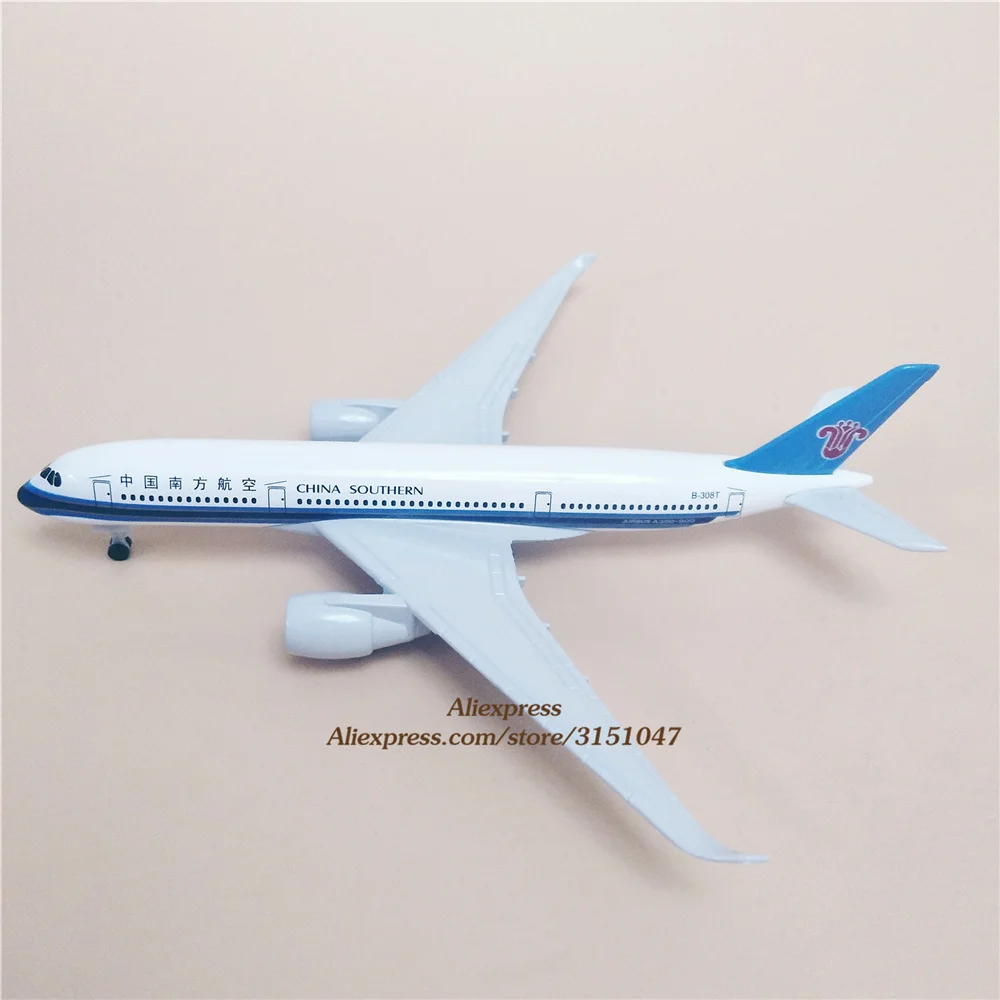 

Модель самолета Airbus Модель воздушного самолета A350, металлический, 16 см, на колесах, 350 год