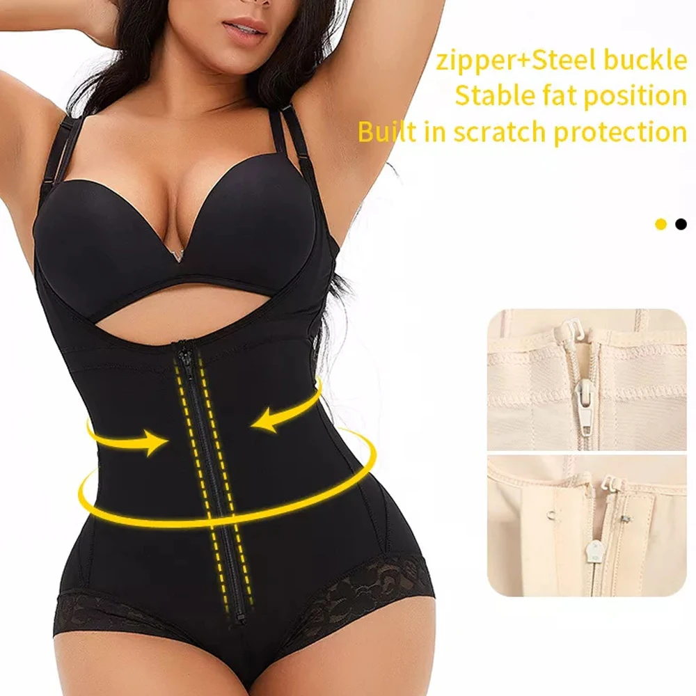 Shapewear for Women Body Shaper Tummy Control Fajas Colombianas Bodysuit Waist Trainer