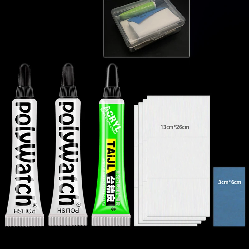 

Paste Scratch Polishing Acrylic 1pc/1set 5g Sanding Watch Polywatch Watch Paste Plastic Repair Remover Glasses