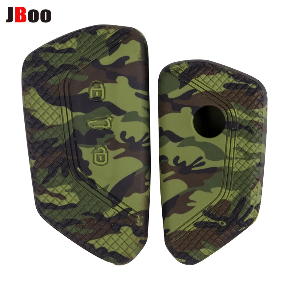 

Soft Silicone Car Shell Key Case Cover Protector for Volkswagen VW ID 4 ID.3 Golf 8 2020 2021 Skoda Octavia Seat Leon MK4