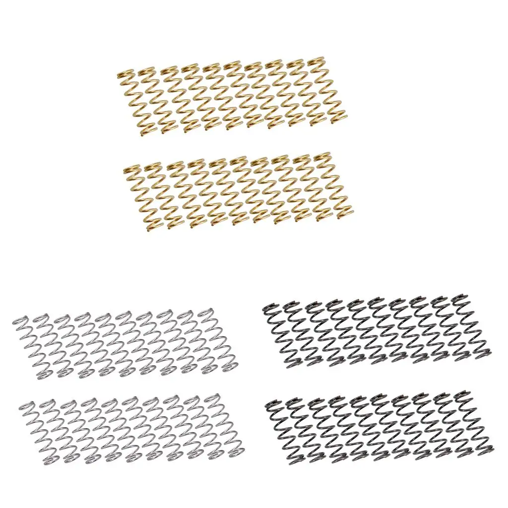 Tooyful 20 шт./компл. 16 мм короткие прямые крепежные пружины для захвата басов гитары |