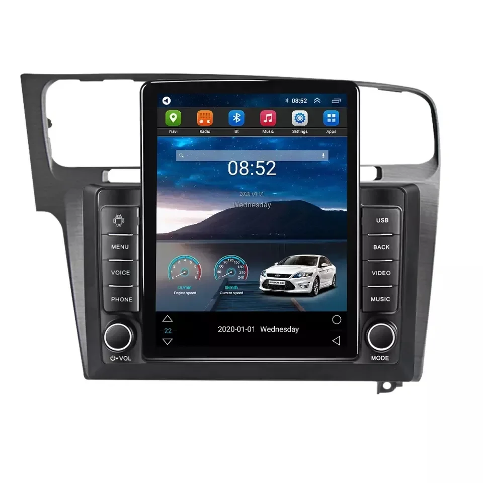 Фото Автомобильный радиоприемник Tesla Android 13 8 + 128G для VW Golf 7 2013-2017 4G LTE WIFI GPS BT carplay автомобильное видео аудио стерео GPS-навигатор №2