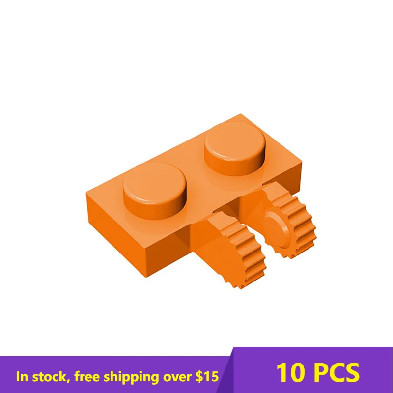 

10PCS MOC Bricks Compatible Assembles Particles 60471 1x2 for Building Blocks Parts DIY Educational High-Tech Parts Toys