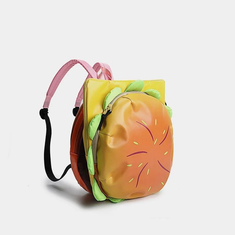 

Новый японский мультяшный милый стиль рюкзак в форме бургеров женский модный вместительный рюкзак в стиле кампуса