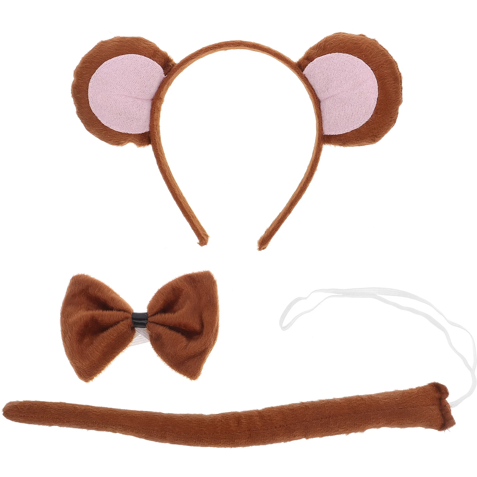 

Monkey Ears Headband Party Cosplay Costume Accessory Animal Headgear Halloween Supplies Cloth Prop Child
