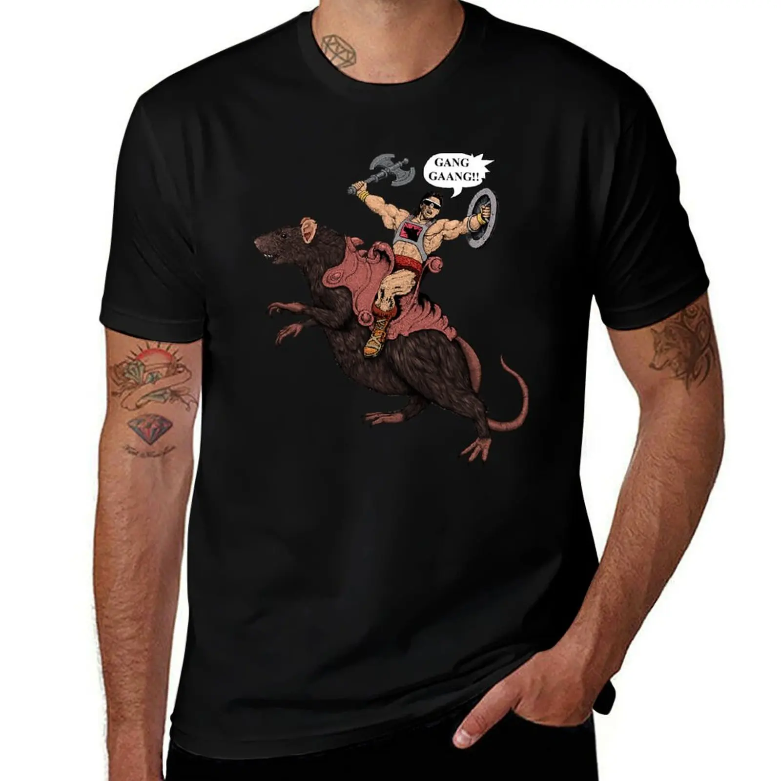 Футболка Theo Von Rat King футболка большого размера с рисунком одежда в стиле аниме