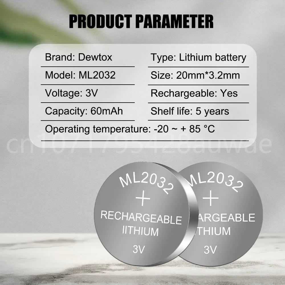 Литиевая батарея ML2032 3 В 10-100 шт