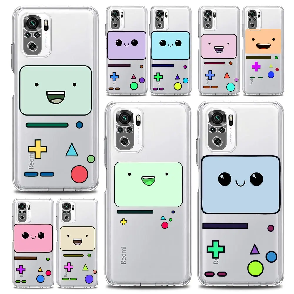 

Game Boy Game Box Phone Case For Xiaomi Redmi Note 9S 9 8 10 11 Pro 7 8T 9C 9A 8A K40 Pro Soft Silicone Transparent Back Cover