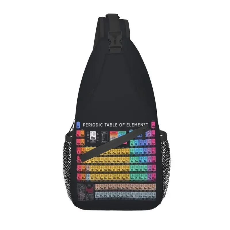 Крутой рюкзак на слинге через плечо с периодической таблицей элементов мужские