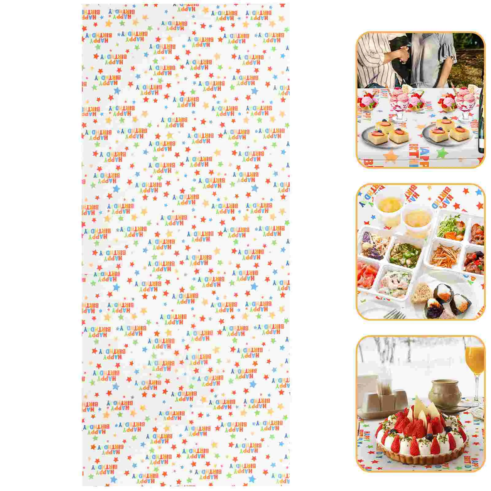 

Kids Table Cloth Small Tablecloths Polyester Table Cover Kids Picnic Table Birthday Tablecloth for Decorate