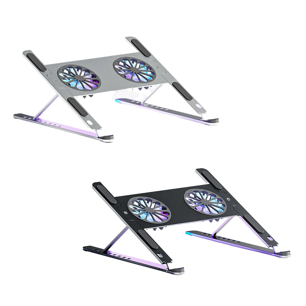 

Universal Laptop Cooling Heightening Stand Adjustable Tabletop Tablet Rack Office Portable Foldable Cooler Holder