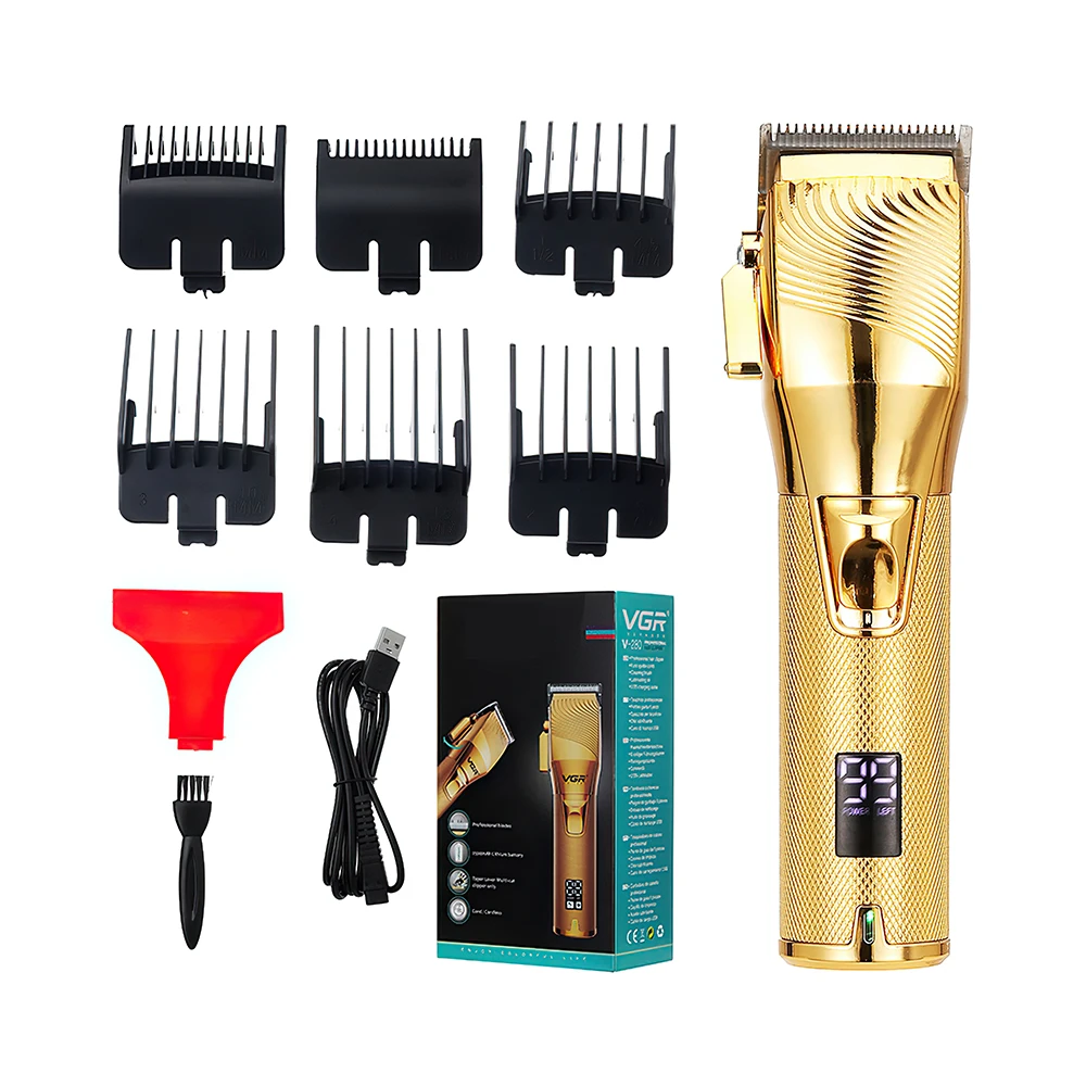 

Cordless Hair Clipper Shaver Set Electric Hair Trimmer LCD USB Rechargeable Professional Men Barber Hair Cutting Machine for Men