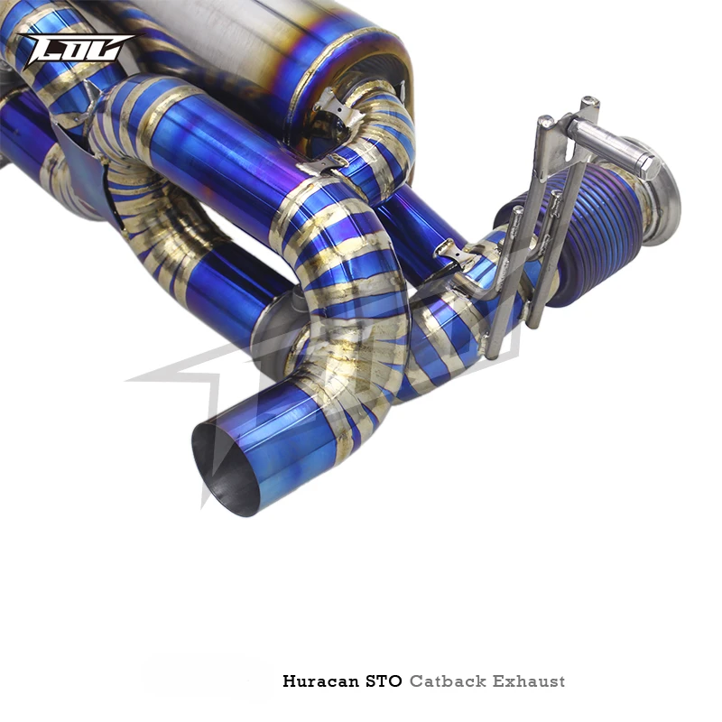 Титановая выхлопная система Boska Catback для Lamborghini Huracan Technica STO/EVO Spyder 5.2 2019-2020
