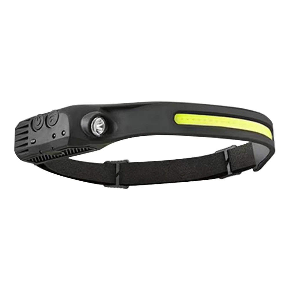 

Head Torch COB LED Induction Motion Sensor Camping 6 Modes Fishing Work Bright Hiking Outdoor Cycling USB Rechargeable Running