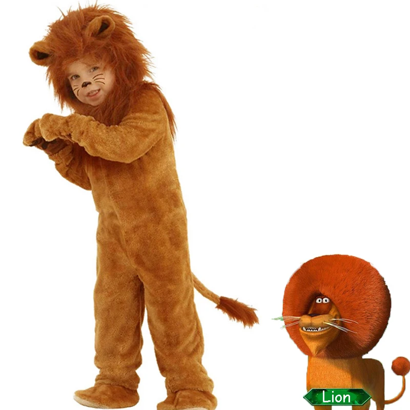 

Hot Child Deluxe Lion King Costume Baby Kids Animal Carnival Halloween Cosplay Costumes Fancy Movie Role Jumpsuits For Kids Gift