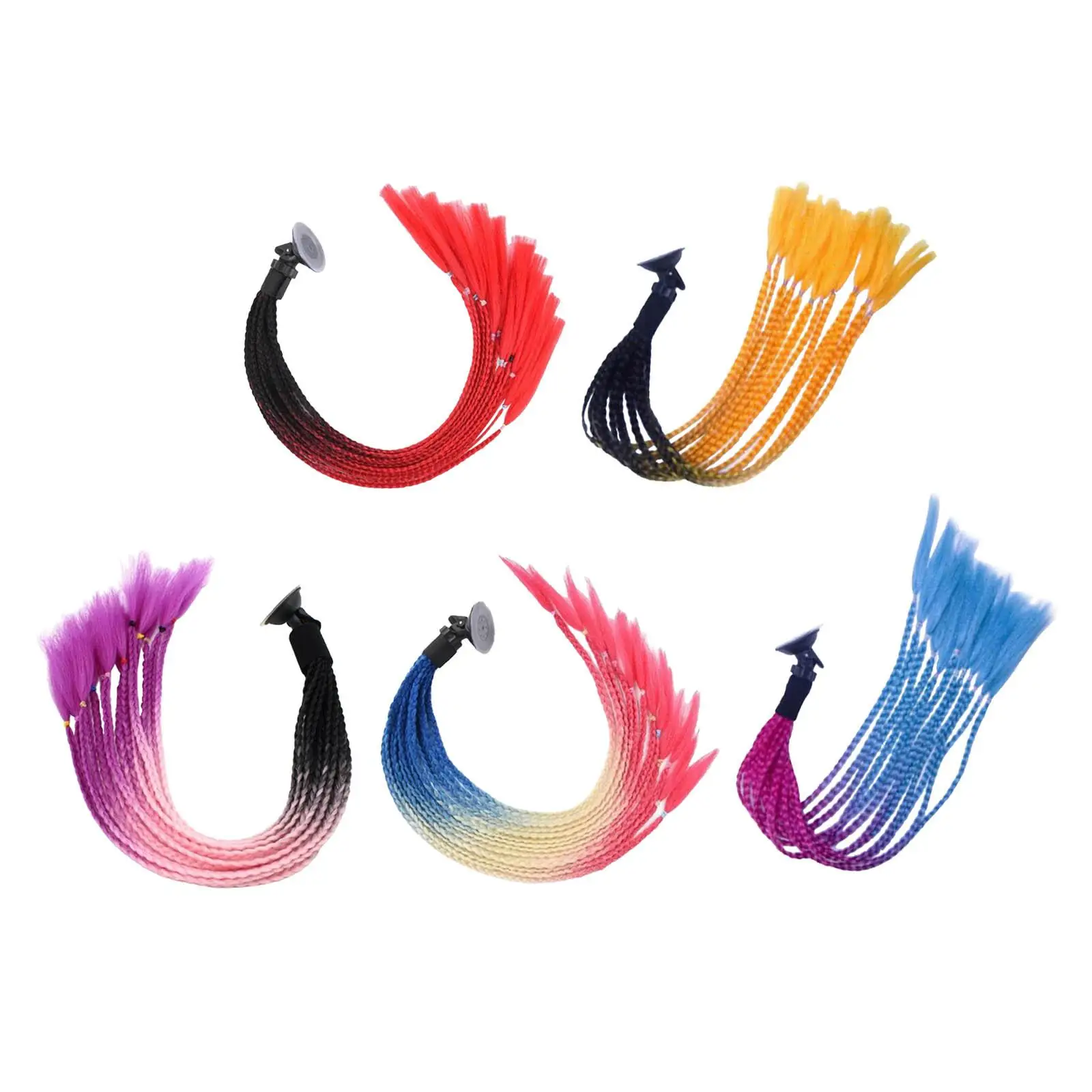

Pigtails Braids Decoration Gradient Ramp for Female Men