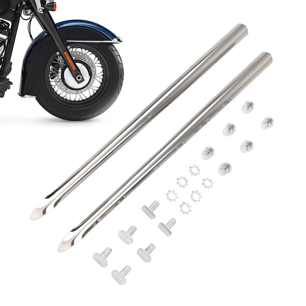 

Хромированный передний мотоциклетный брызговик для Harley Davidson Touring Road King Softail Classic FLHR FLHX FLSTN FLSTC