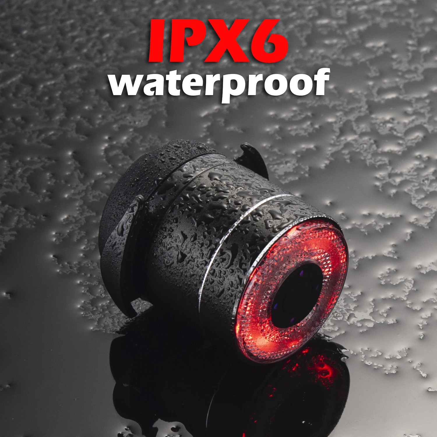 Велосипесветильник умный стоп-сигнал Antusi с датчиком водонепроницаемость IPx6