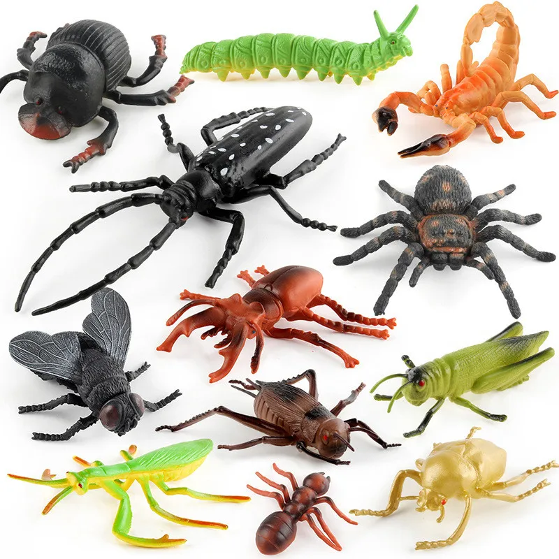 

Insect Model Newest Simulation Animals Growth Cycle Model Bee Spider Butterfly Action Figures Figurine Kids Baby Educational Toy