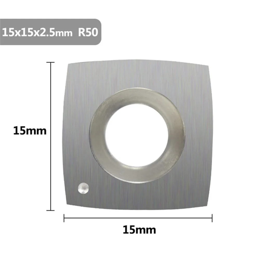 

5pcs 15x15x2.5mm 30 Degree Carbide Insertion R50 Wood Lathe Turning Tools