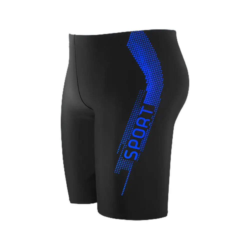 

Swimming Trunks Trendy Sweat Absorption Bathing Trunks Print Stitching Male Bathing Suit Shorts Swimwear