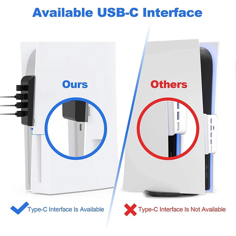 DOBE FOMIS ELECTRONICS для PS5 4 порта USB 2 0 разветвитель расширитель PS4 PS3 хост ПК ноутбука |