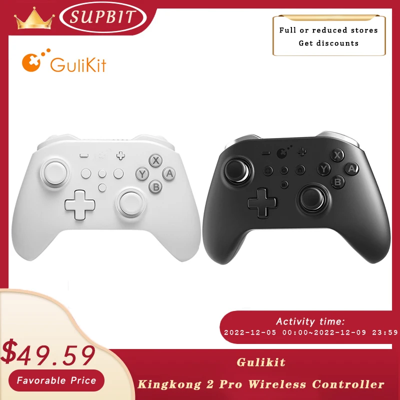 Gulikit Kingkong 2 Pro Wireless Controller Bluetooth Game Console Gamepad Joystick for Nintendo Switch Windows Android Macos Ios