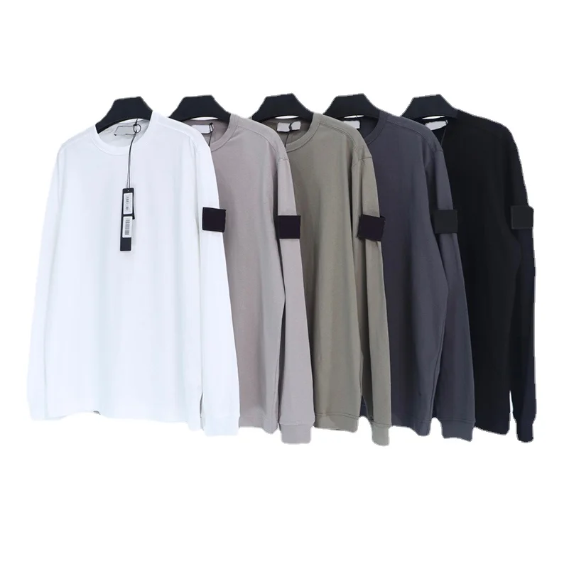 

High Quality Luxury Classic Compass Armband Embroidered Men's Sweatshirt Long Sleeve T Shirt