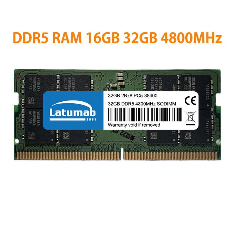 

Оперативная память DDR5, 16 ГБ, 32 ГБ, 4800 МГц, 64 ГБ (2x32 ГБ)