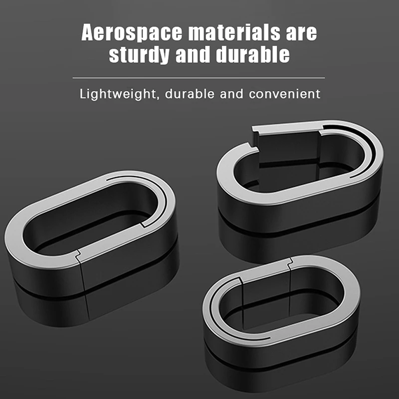 Мини-брелок из титанового сплава соединительная пряжка универсальное