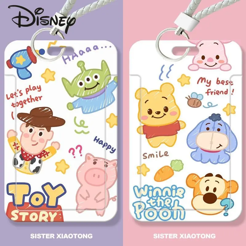 Disney Toy Story New Universal Card Bag Fashion Cartoon Student Card Bag High Quality Multifunctional Storage ID Card Case