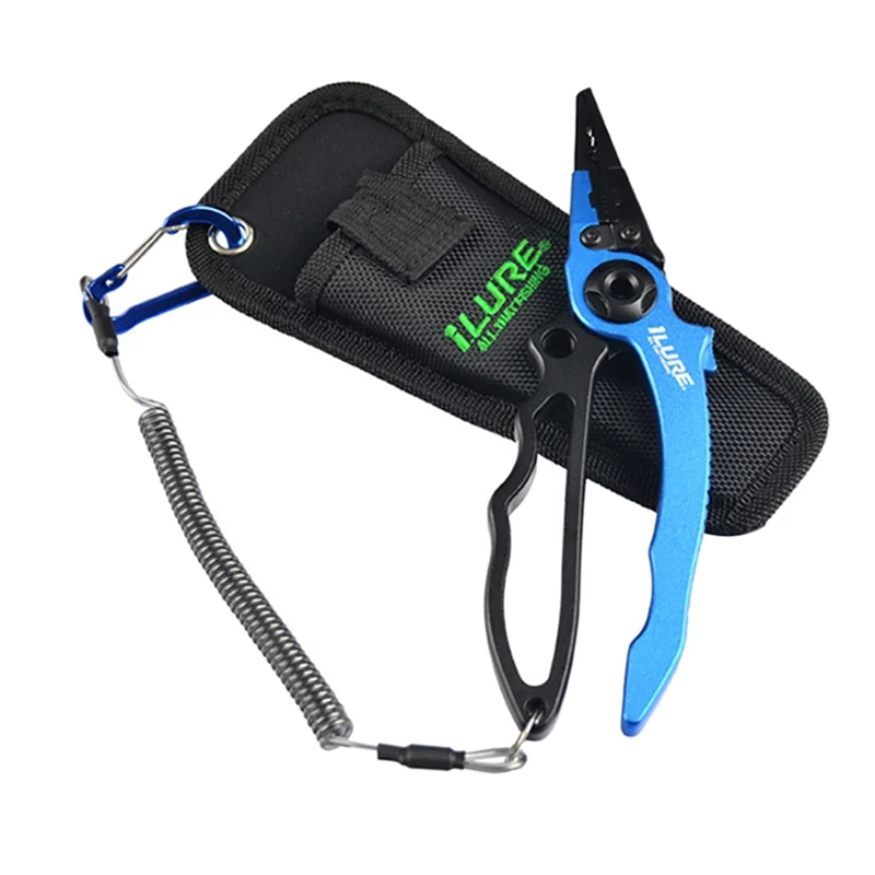 

ILURE Stainless Steel Fishing Pliers With Scissors Lure Cutter Fish Hook Remover Fishing For Fishing Camping