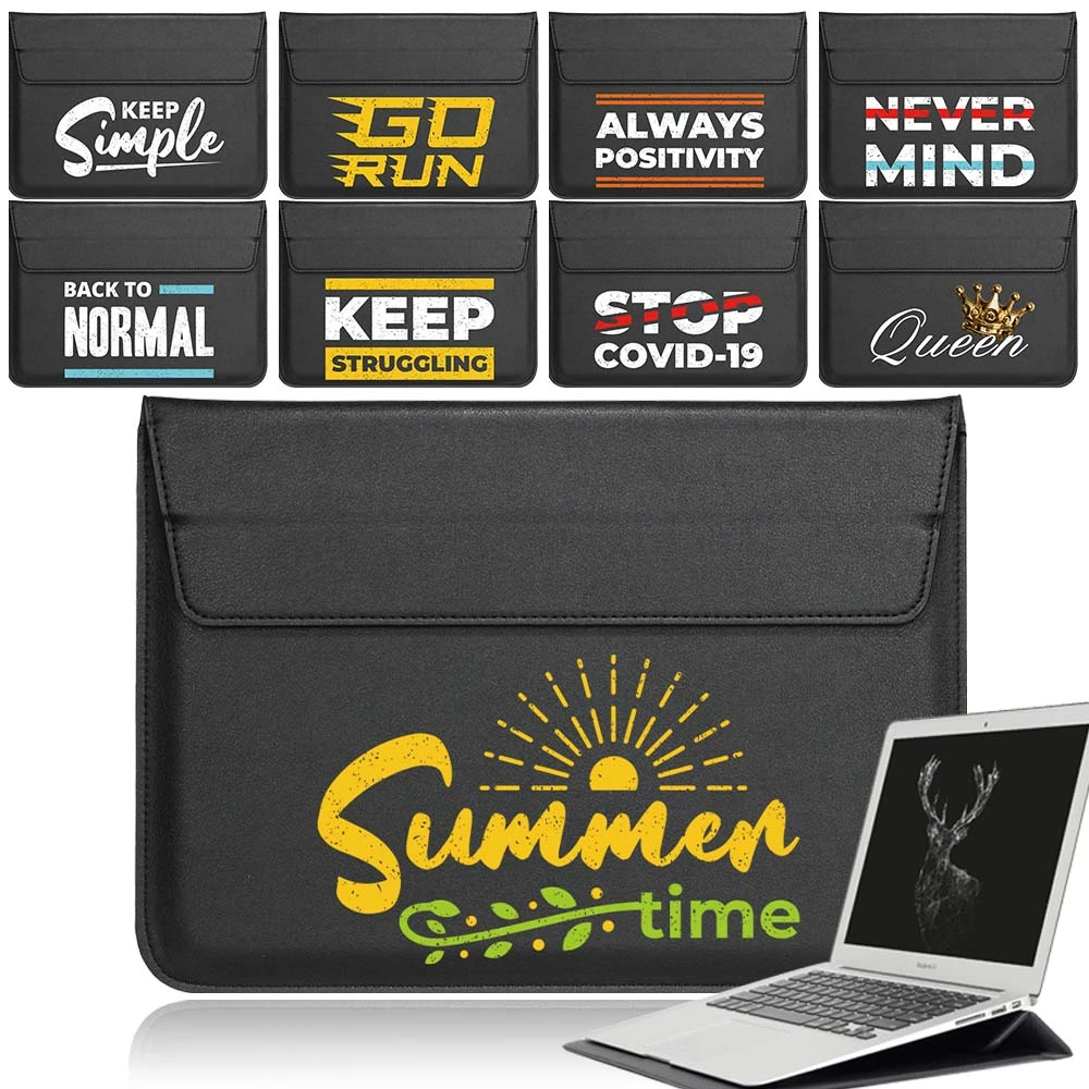 

Briefcase Case Laptop Sleeve Bag for Macbook Air Pro 11 12 13 14 15 Inch for XiaoMi Huawei Matebook Unisex Notebook Cover Pouch