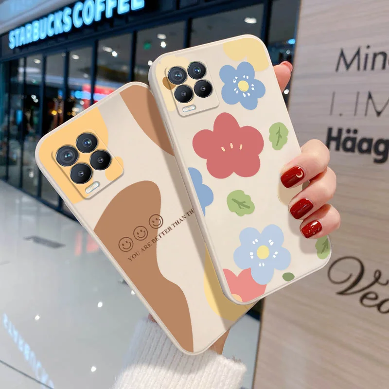 

Silicone Case For OPPO Realme 8i C21Y C25Y GT 8 Q3 Pro 5i 6i A9 2020 A7 A5S A54 A74 A53 A32 A33 A3S A15S Soft Cover Shockproof