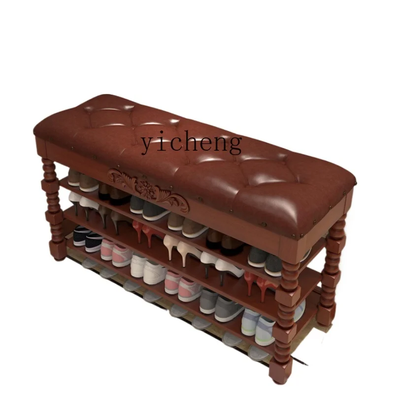 Стойка для обуви ZF1 из массива дерева многоярусная полка смены стойка хранения