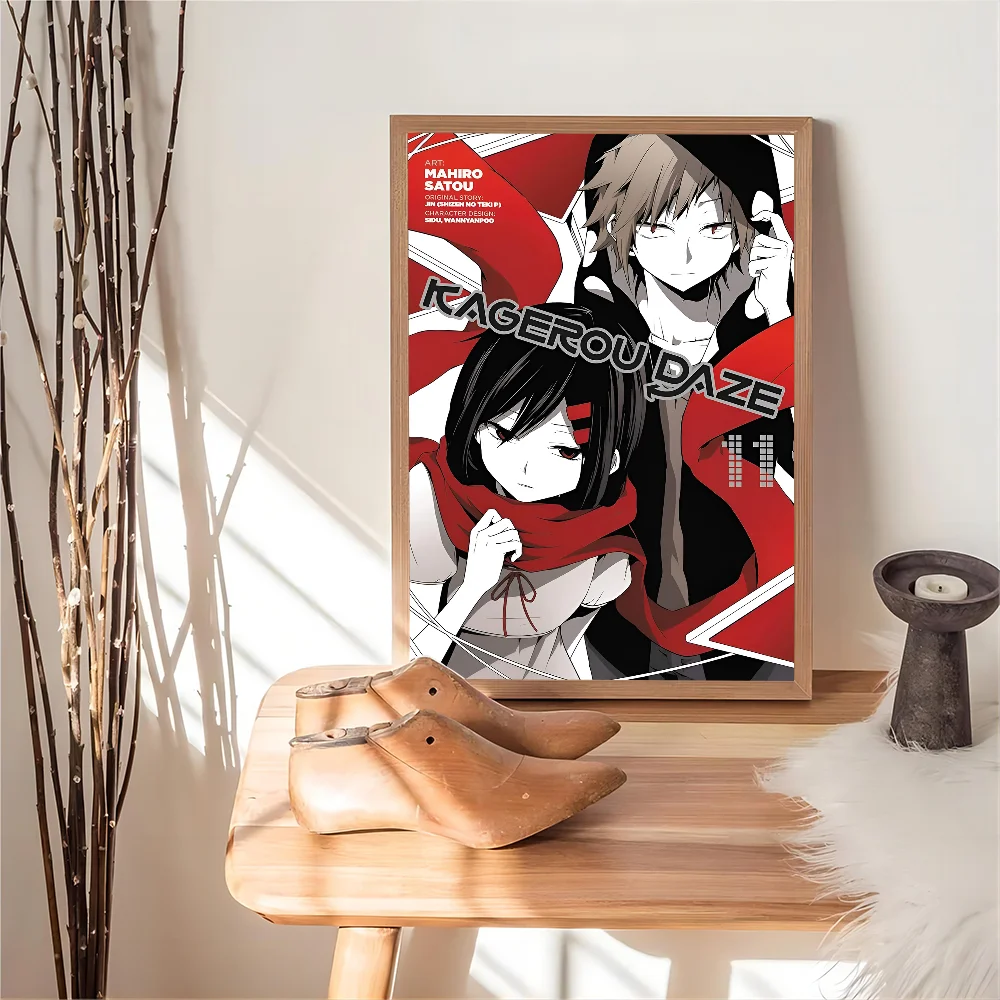 Аниме Kagerou Daze классические винтажные постеры Декор Картина на стену белая