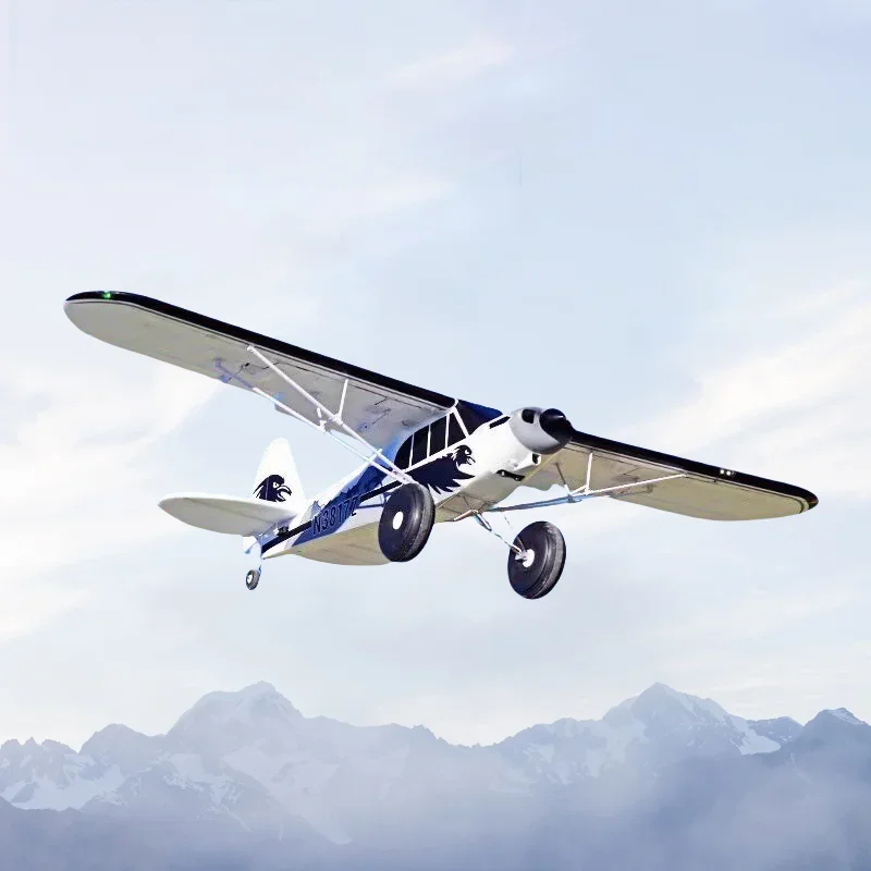 Новый Rc Rtf тренажер Электрический самолет Pa18 дистанционное управление 1300 мм J3 Piper