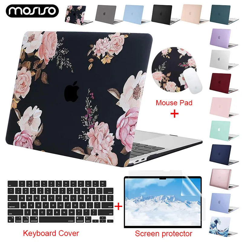

Laptop Case M1 A2442 A2485 A2337 A2338 for MacBook Air Pro 13 14 15 16 inch 2021 2020 2022 Mac A2179 A1932 Hard Shell Cover