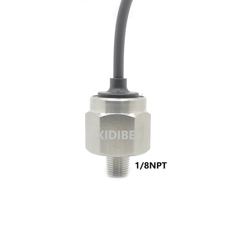 Transdutor do Sensor de Pressão de ar do Combustível do Gás do Óleo de Água 4npt 8npt 512v 0.54.5v 0300bar Calibre Eletrônica de Consumo Opcional