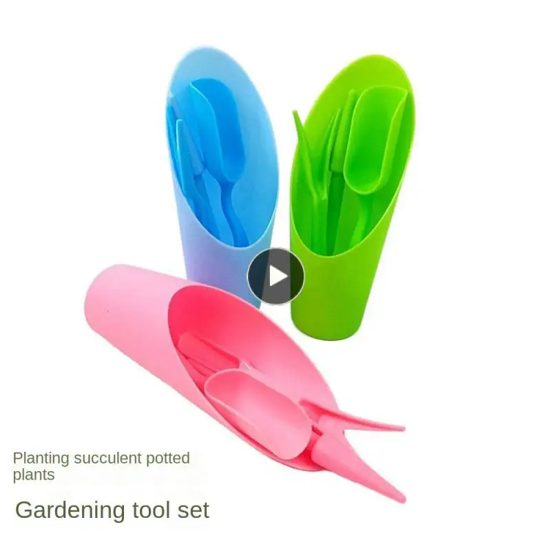 

Potted Plant Tool Set Shovel Set Diy Bucket Shovel Tool Combination Plastic Garden Tool Set Garden Planter Kit