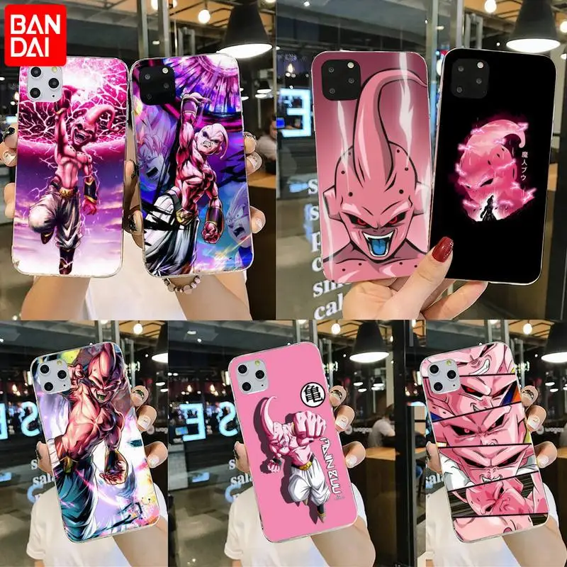 

Dragon Ball Majin Buu Phone Case For iphone 13 12 11 Pro Max Mini XS Max 8 7 Plus X SE 2020 XR Silicone Soft cover