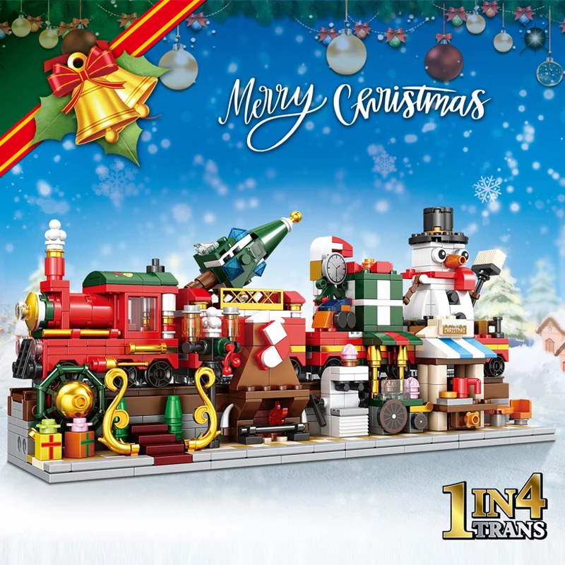 

838 шт., Детский конструктор «Рождественская елка»