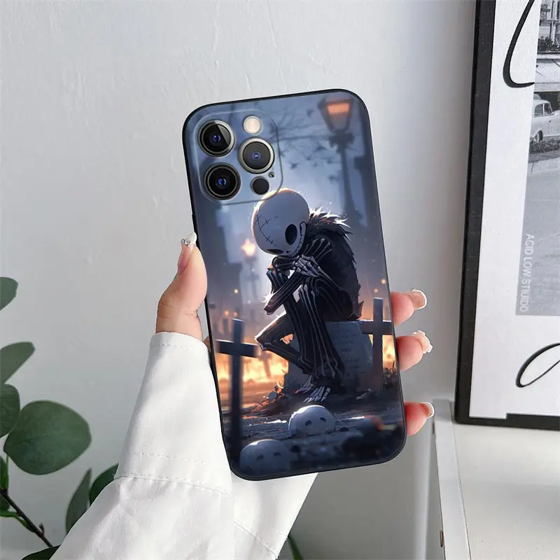 Фото Чехол Baby Jack Skellington на Хэллоуин для Honor 600 Lite 400 Pro X9D X8D X7D X6D X9B X8B X9C X9A X5C Y7 Y9 Magic 5 6 7 Lite №4