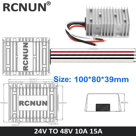 RCNUN Конвертер DC/DC 24В до 48В